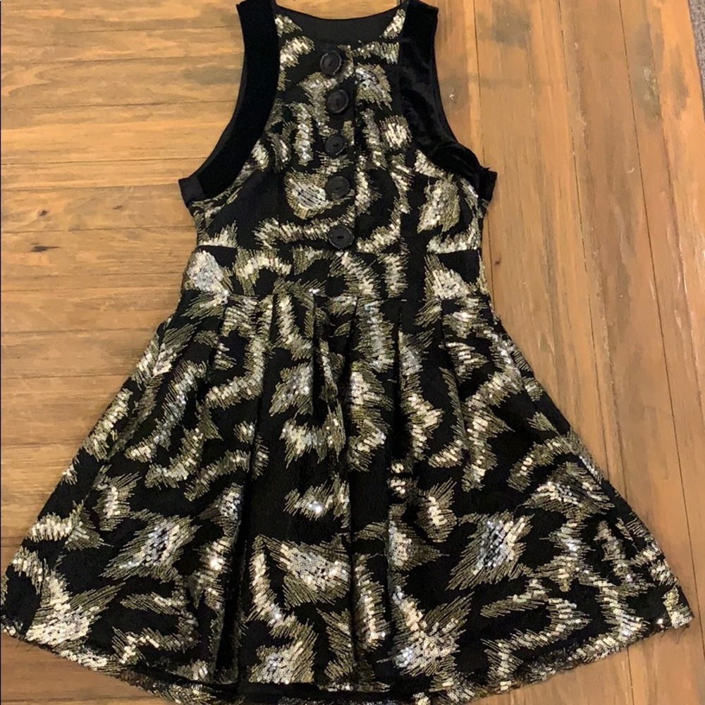 Sequin sleeveless dress